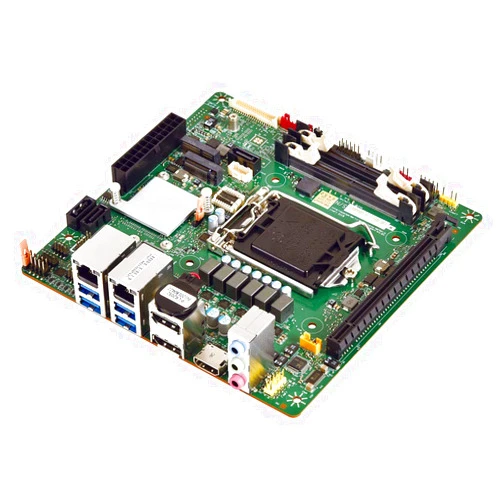 MITXPC Mitac PH13FEI-Q370 Coffee Lake 8th Gen Q370 Mini ITX Motherboard, Dual Intel GbE LAN, Intel vPro, Triple Display