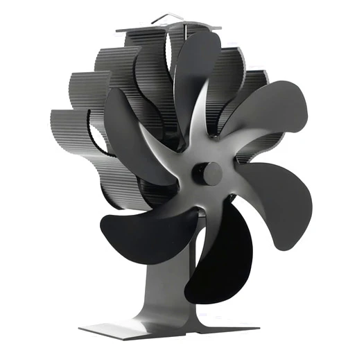 ABUNRO Wood Stove Fan, Pipe Heat Powered Stove Fans for Wood Log Burner Fireplace Slient Efficiently Heat Distribution Eco-Friendly