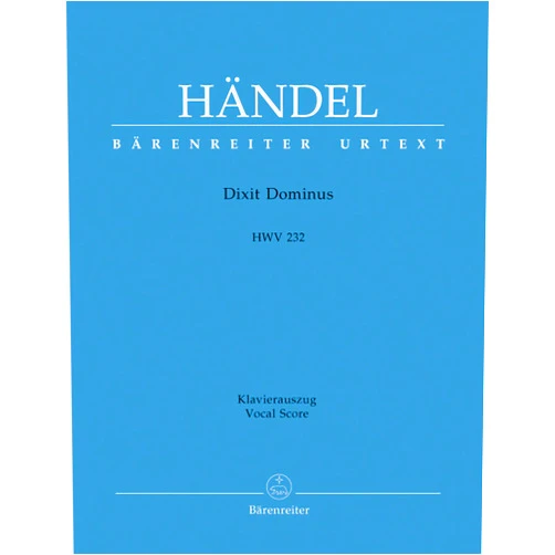 English Edition by George Frideric Handel (Author) Dixit Dominus HWV 232 (Vocal Score)