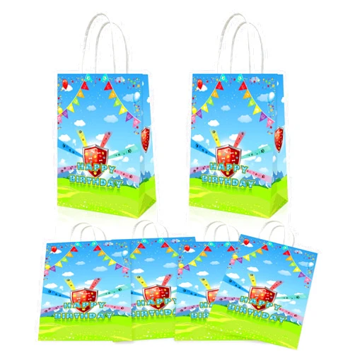 HMJDMM 20 Pcs Dog Paw birthday decorations include goodie bags, party bags, birthday baby and Boys party supplies