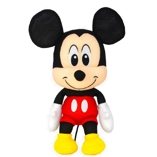 Wahu Aqua Pals Disney Classic Mickey Mouse Plush Water Toy for Kids Ages 2+, Fast-Drying Waterproof Plush Doll Toy for Pool and Bathtub, Medium, Red/Black, 16