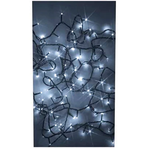 Holiday Wonderland LEDUP MANUFACTURING GROUP LTD Holiday Wonderland SL100PW LED Compact String 100-Light Set, Micro, Pure White - Quantity 1