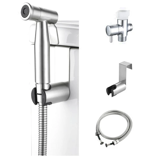 BLNSPRAYER Handheld Sprayer Kit with Adjustable Jet Spray for Toilet Handheld Bidet Cloth Diaper Sprayer Set Muslim Shower Toilet Sprayer - Easy to Install…