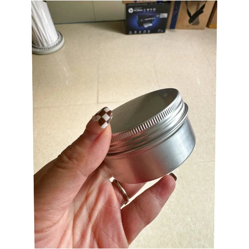LIYAR 8 Ounce Aluminum Metal Tin 24 Pack Metal Containers Round Candle Jars Bulk Empty Cans with Screw Lid for Candles, Arts & Crafts,Storage & More (Silver)