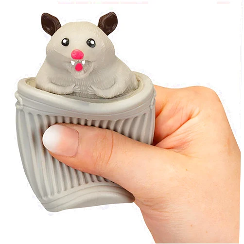 Accoutrements Archie McPhee Novelty Gag Gift: Surprise Popping Possum - Outdoor Trash Can Surprise! One Per Order - A Possum When You Least Expect It