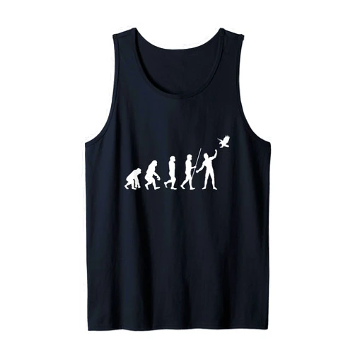 Jagd Jäger Jagen Bussarde Adler Habicht Raubvogel Falkner Evolution Falconry Falconry Bird Gift Tank Top