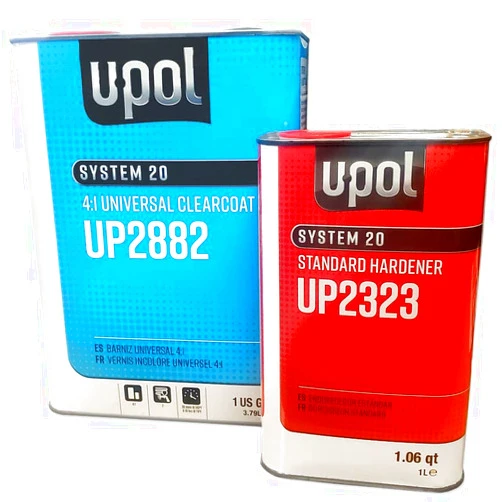 R&E Paint Supply U-POL 4:1 Universal Clearcoat Kit, 2882