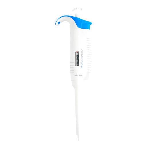 Microlit Micropipette - Single Channel Pipette Compatible with Microlit 10ml Pipette Tips, Adjustable Volume Lab Pipette, Accurate and Calibrated Pipette (0.5-10ml) New Version