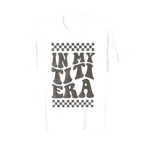 In My Titi Era For Cool Aunt Auntie Club Gifts Tee Retro Groovy In My Titi Era Funny Cool Aunt Auntie Mommy T-Shirt