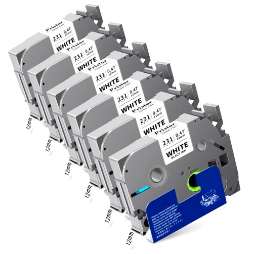 Pristar Compatible Label Tape for Brother TZe-231 Tape 12mm 0.47