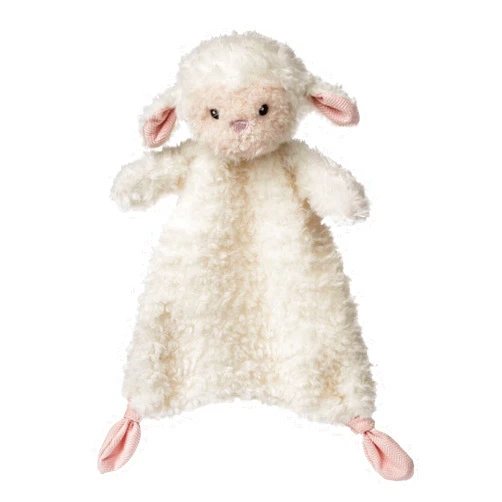Mary Meyer Lovey for Babies Again Friends Soft Snuggle Toy Made from Recycled Materials, 11-Inches, Lamb