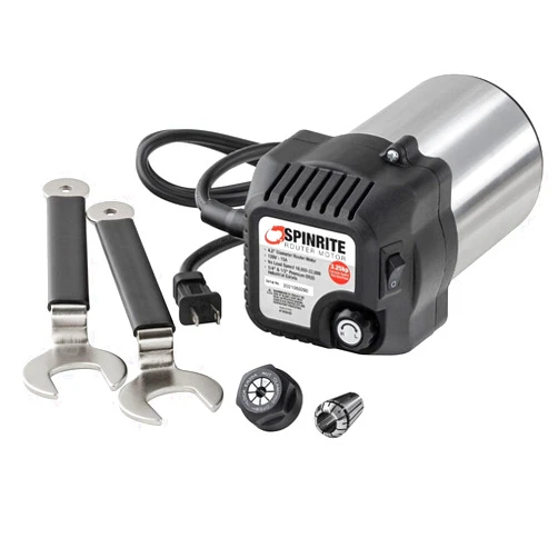 SpinRite Router Motor for Router Lifts and CNC, 3.25HP, Soft Start, Variable Speed, Easy Mount 4.2