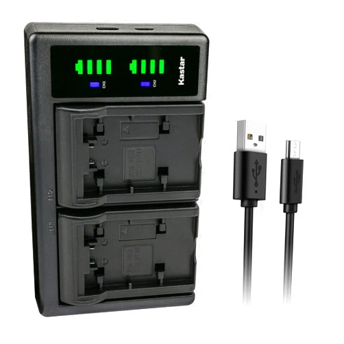 Kastar VW-VBT190 LTD2 USB Battery Charger Compatible with Panasonic VW-VBT190, VW-ACT190, VW-VBT380, VW-ACT380 Battery, Panasonic VW-BC10, VW-BC10-K, VW-BC10PP, VW-PWPK Charger