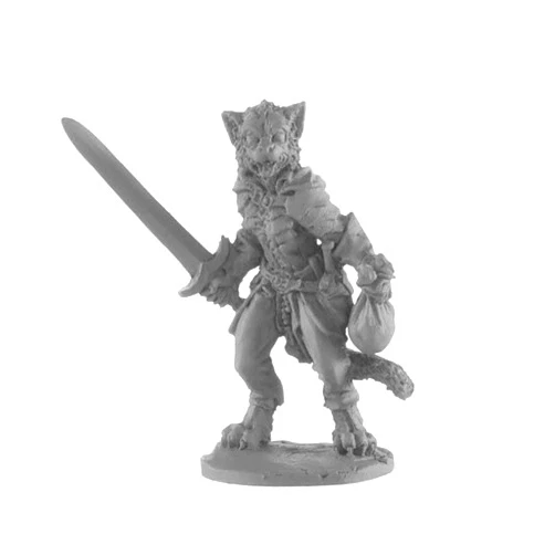 REAPER Catfolk Rogue Miniature 25mm Heroic Scale Figure Dark Heaven Legends Reaper Miniatures