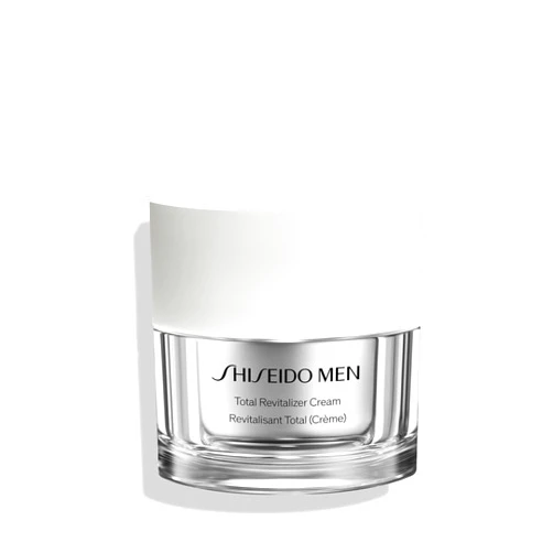 Shiseido Men Total Revitalizer Cream - 50 mL - Anti-Aging Moisturizer - Addresses Five Skin Aging Concerns for Men - Non-Comedogenic - Ideal for Normal to Dry Skin Types