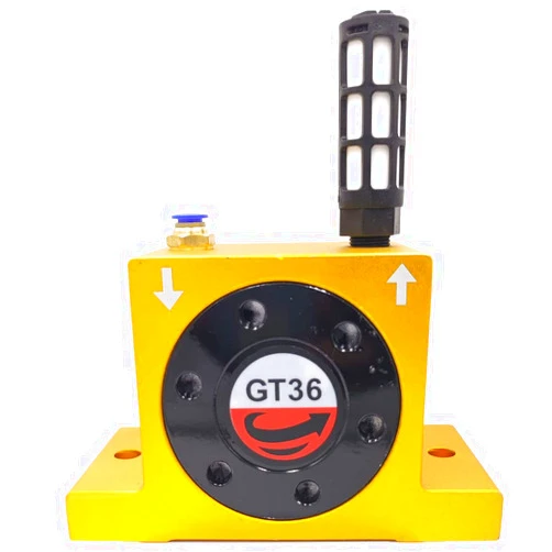 KUANMAI GT36 3/8'' Industrial Type Pneumatic Compressed Air Power Wheel Turbine Vibrator