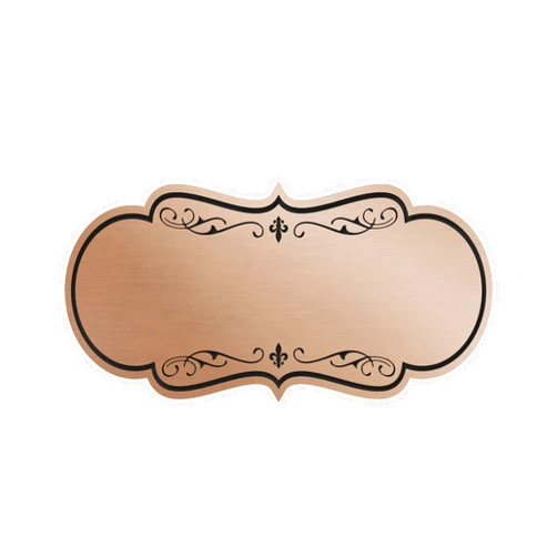 Ten Four Distributions Fancy Victorian Custom Office Door Signs | Name Plates for Doors Offices Business Indoor Outdoo |Personalized Plastic Signs for Bedroom