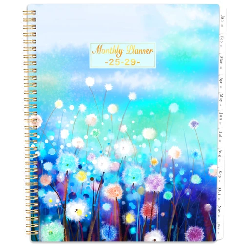 Tullofa Monthly Planner/Calendar 2025-2029 - 5 Year Monthly Planner 2025-2029 from Jan. 2025 - Dec. 2029, 9
