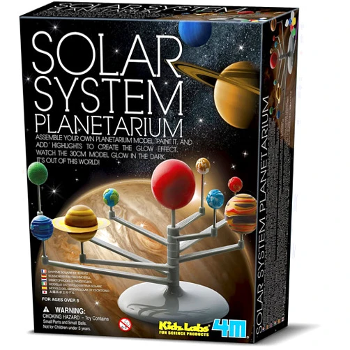 4M Solar System Planetarium - DIY Glow In The Dark Astronomy Planet Model Stem Toys Gift for Kids & Teens, Girls & Boys, Model:3427