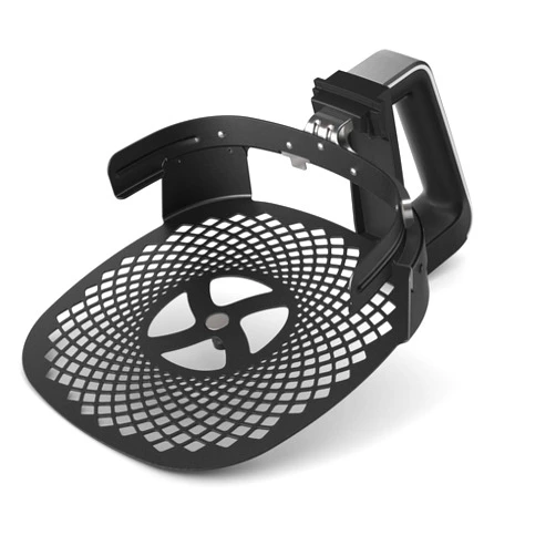 Philips Kitchen Appliances Pizza Master Accessory Kit for Philips Airfryer XXL Models, 26 cm Pizza Tray, Ready in 8 Minutes, Dishwasher Safe Parts for Easy Cleaning, HomeID App, Black (HD9953/00)