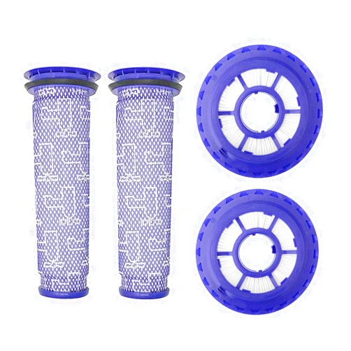 Lemige 2 Pack Post Filters & 2 Pack Pre Filters Replacement for Dyson DC41 DC65 DC66 UP13 UP20 UP30 Animal, Multi Floor and Ball Vacuum Ball Animal 2 Ball Animal 3, Compare to Part 920769-01&920640-01