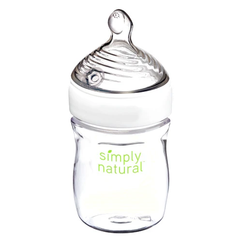 NUK Simply Nautral Baby Bottle, Clear, 5 Ounce (Pack of 1)