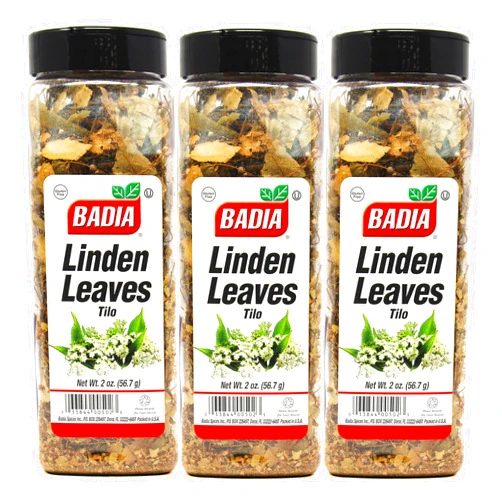 Palatize Badia Linden Leaves, 2 oz - Palatize Pack of 3