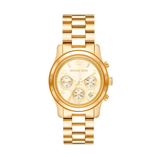 Michael Kors Runway Women's Watch, Stainless Steel Watch for Women with Steel, Ceramic or Silicone Band