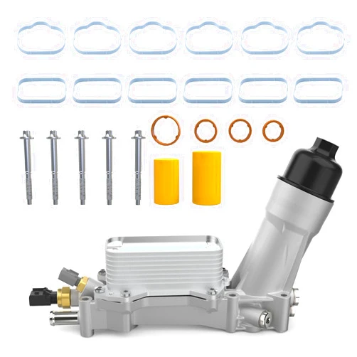 YITHSWAY 926-959 Aluminum Engine Oil Cooler Filter Housing Adapter for Jeep Cherokee Wrangler JK,Chrysler 300 Pacifica,Dodge Durango Journey Charger Challenger Grand Caravan,Ram ProMaster 1500 2500 3500 3.6L