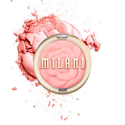 Milani Rose Powder Blush - Tea Rose (0.6 Ounce) Cruelty-Free Blush - Shape, Contour & Highlight Face with Matte or Shimmery Color