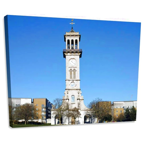 BGTY FTGHRF Canvas Wall Art Decor for Living Room Bedroom Caledonian Park Clock Tower Islington London Prints Pictures Paintings Bathroom Kitchen Office Home Decoration Artwork 24x32