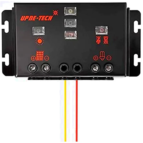 UPNE-TECH Solar Pump Controller, LCB 10A,DC Pump Controller,Linear Current Boosters used in solar direct pumping applications;Compatible Models: 12V or 24 VDC pumps; Input Voltage: 16 - 50 DC volts PV Array.