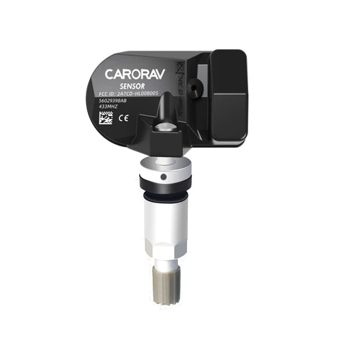 CARORAV TPMS Sensor, 1-Pack Tire Pressure Sensor Replacement for Chrysler Jeep Dodge Ram, 433MHz OE Replaces#56029398AB 68142397AA 68241067AA 68241067AB