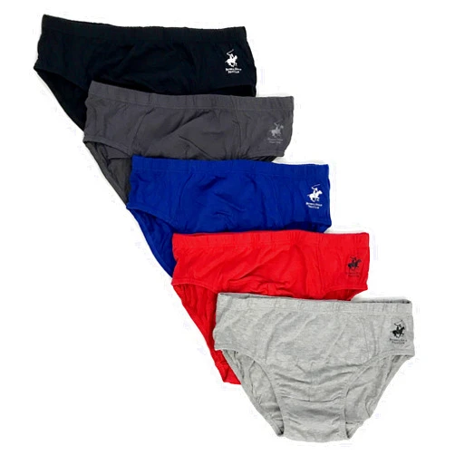 Beverly Hills Polo Club Men's 5 Pack Low Rise Brief