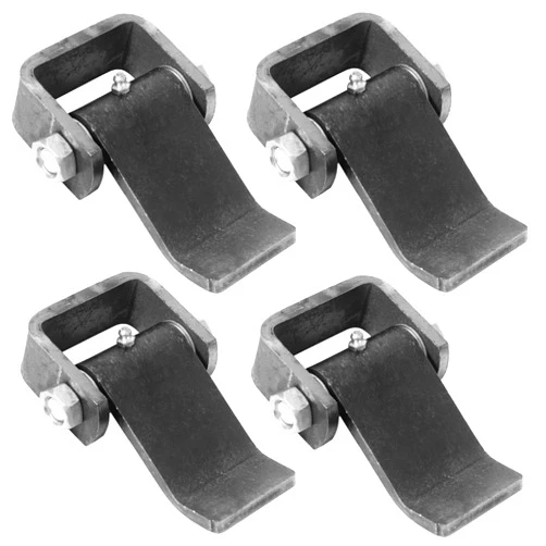 TTzycc Weld on Hinges，Heavy Trailer Door Hinge，Heavy Duty Door Hinges，Heavy Duty Welded Greaseable Dump Trailer Door Hinges (4 Pack)