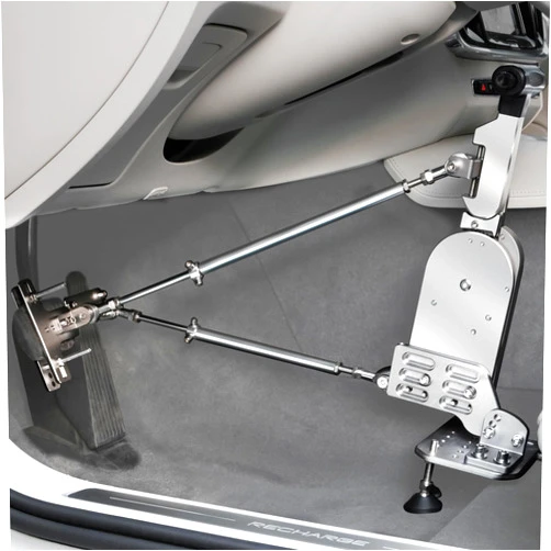 OceanicEcho Handicap Drivers Fixed Hand Controls Permanent Device, Driving Hand Controls Car Pedal Assist Controls