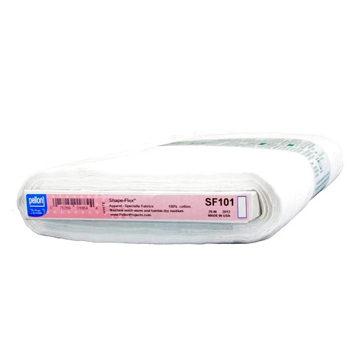 Pellon SF101 Shape-Flex Fusible medium weight woven interfacing White Sold by Yard