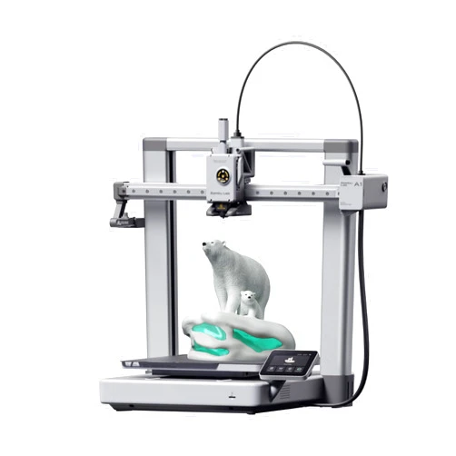 BAMBULAB Bambu Lab A1 3D Printer, Support Multi-Color 3D Printing, High Speed & Precision, Full-Auto Calibration & Active Flow Rate Compensation, ≤48 dB Quiet FDM 3D Printers 256 * 256 * 256mm³ Build Volume