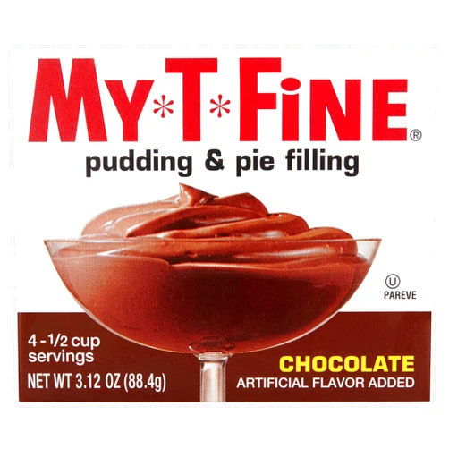 My-T-Fine Pudding & Pie Filling Mix, Chocolate, 3.12 OZ (Pack of 6)