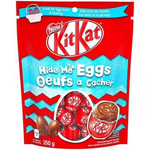 Kit Kat Nestle Easter Hide Me Chocolate Eggs 150g/5.3oz, (Imported from Canada)