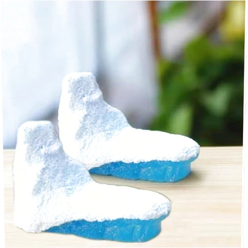 Risprsulen 2Pcs Blue-White Iceberg Model Realistic Arctic Miniature Iceberg 3D Model Polar Bear Christmas Decorations Cake Decoration Craft Home Decoration Cake and Cupcake Toppers Icing and Decorations