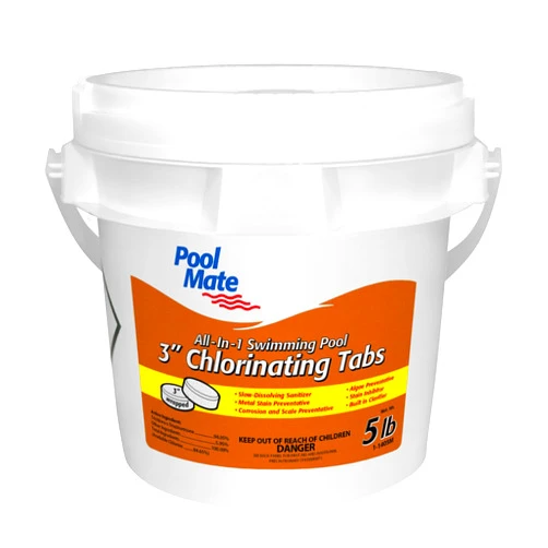 Pool Mate 1-1405M Chlorine Tablets 3 Inch, 5-Pounds