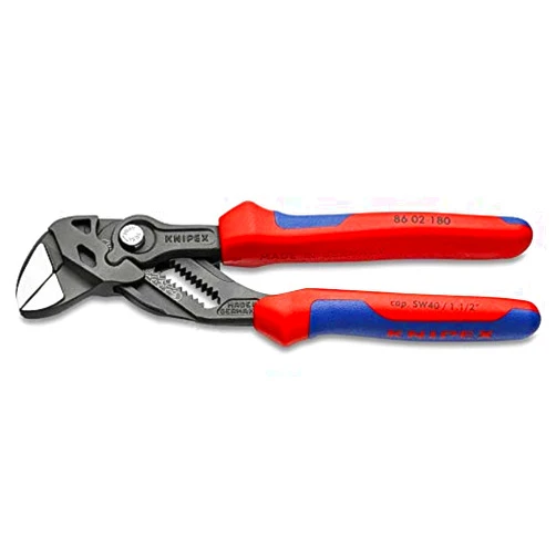 KNIPEX Tools - Pliers Wrench, Black Finish, Multi-Component (8602180)