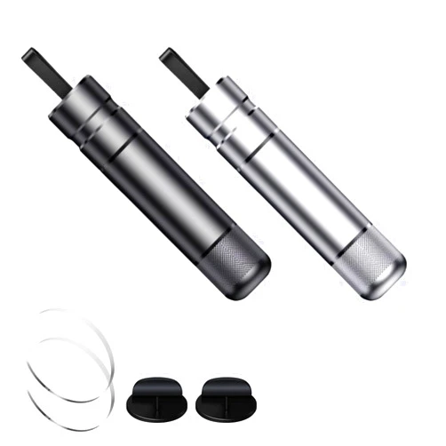 CALORPET 2 Pcs Window Breaker Seatbelt Cutter, 2025 New Life Saving Car Escape Tool, Multifunctional Safe Hammer Glass Breaker for Emergency Under Water Automotive Accidents (Black+Silver)