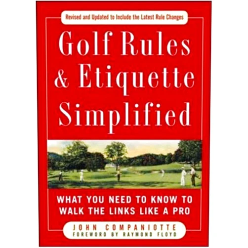 By unknown author (Author) Golf Rules & Etiquette Simplified: What You Need to Know to Walk the Links Like a Pro (Golf Rules & Etiquette Simplified) by John Companiotte (2008-03-06)