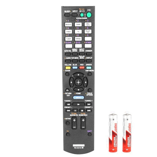 CTRLBETTER New RM-AAU104 Remote Control Compatible with Sony AV Receiver STR-DH520 STRDH520 Replacement Controller with Batteries