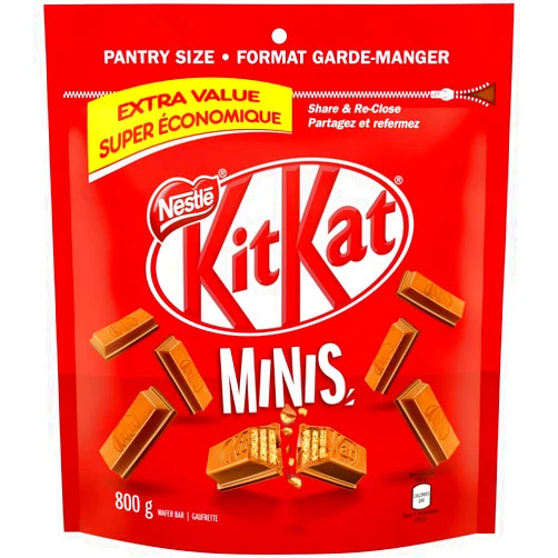 Kit Kat Nestle Kitkat Chocolate Minis Extra Value Pantry Size 800g/28 oz., {Imported from Canada}