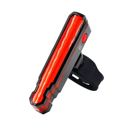 MUYDZ Bike Tail Light, Red Warning Lights with 15 Mode Options USB Rechargeable 2h LD/LED Double Mode Mountain Bike Lights for Night Riding