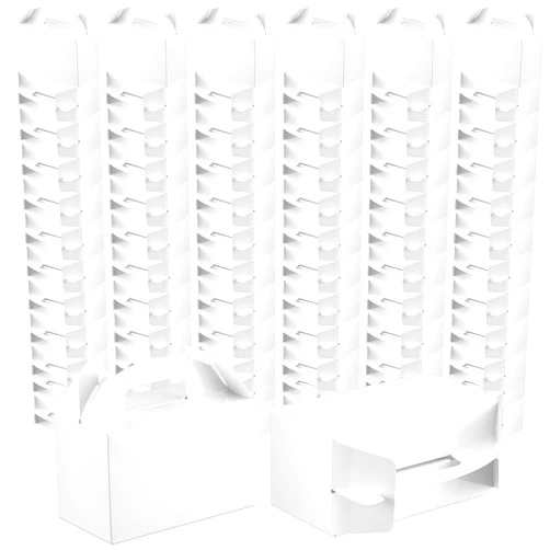 Nezyo 96 Pcs Party Gift Boxes Gable Candy Treat Boxes Party Favor Goodie Boxes Small DIY Paper Dessert Boxes for Kids Christmas Party Birthday Baby Shower Wedding 4.7 x 2.4 x 2.8 inches (White)