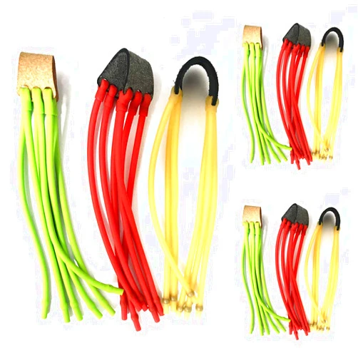 E KAINI 9 Pieces Rubber Bands,Elastic Rubber Band Bungee Replacement for Slingshot